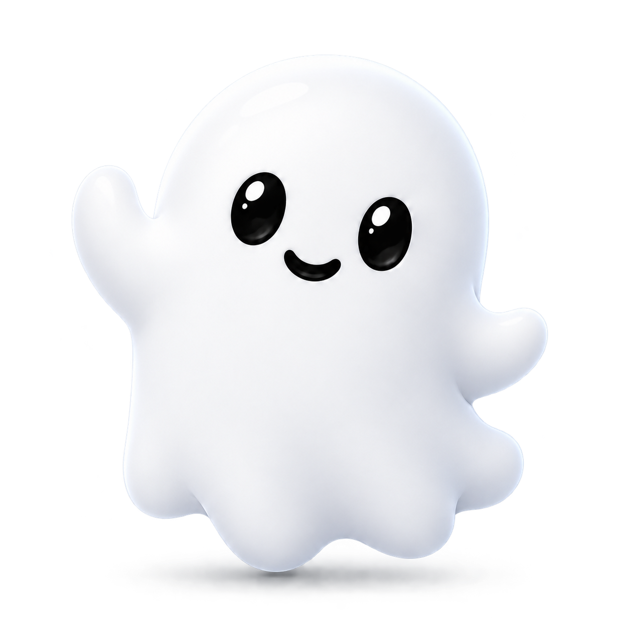 Ghosty waving hello